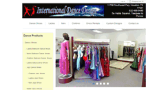 Desktop Screenshot of internationaldancedesign.com