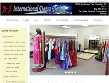 Tablet Screenshot of internationaldancedesign.com